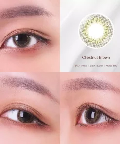 Kính Áp Tròng 1 Tháng Chestnut Nâu Vàng - Forest Miracle