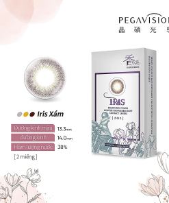 Kính Áp Tròng 1 Tháng Iris Gray Xám Đậm - Kaori Series